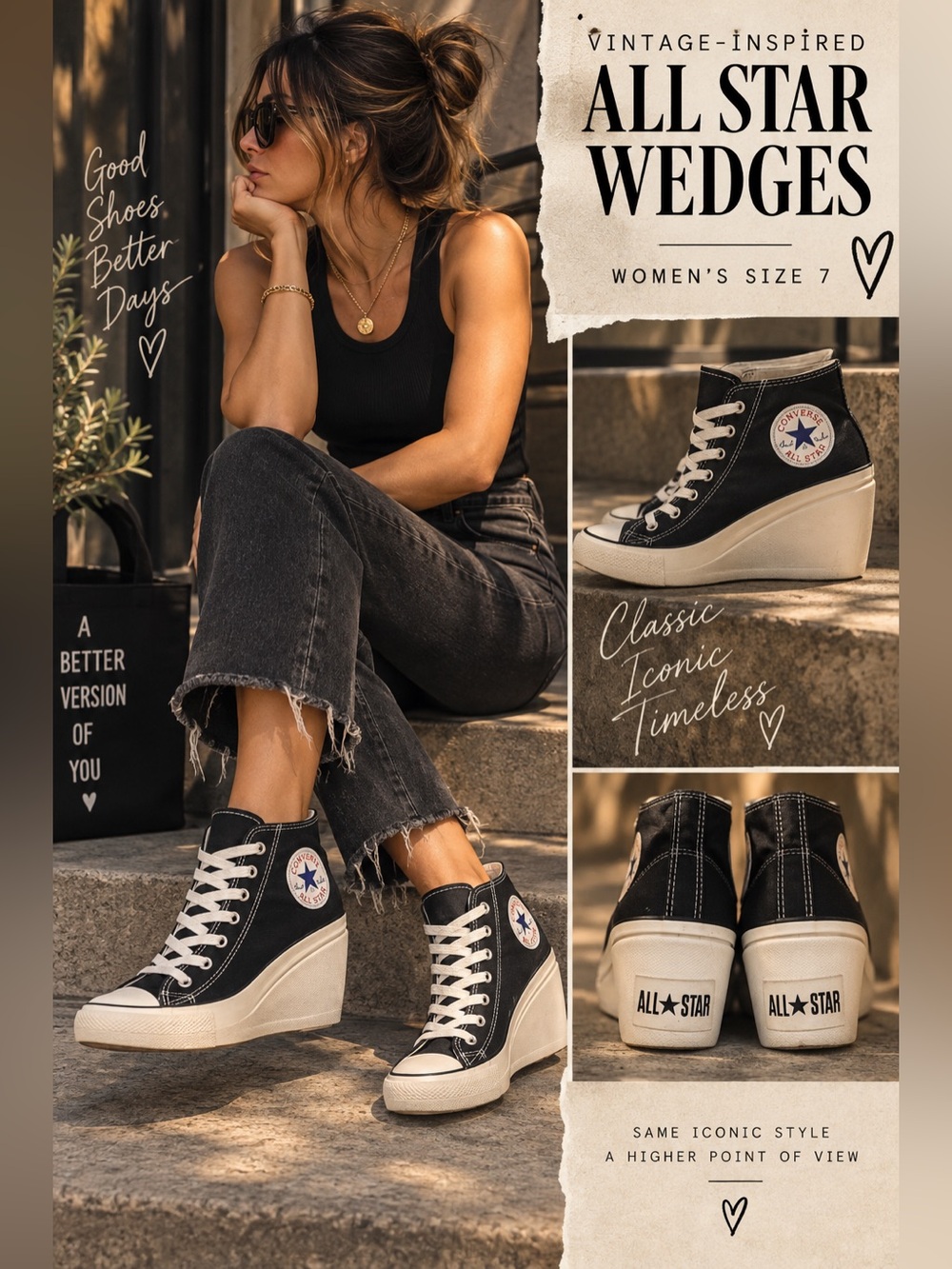 Converse Spring -Summer 2013 All Star Collections wedge converse size W 7